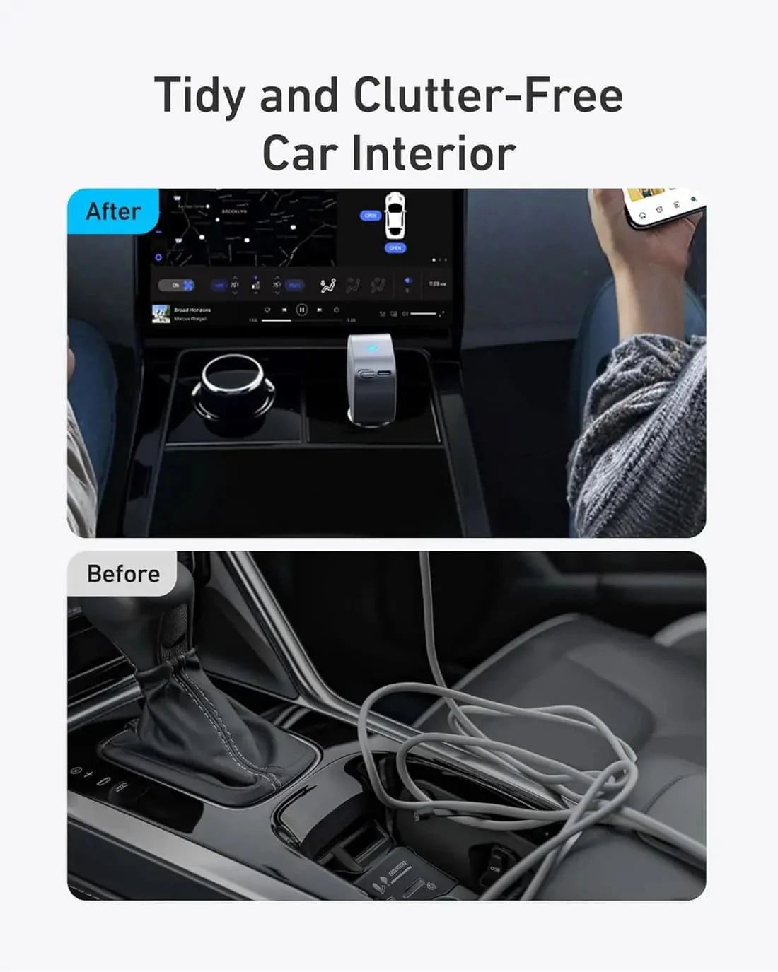 Anker Nano Car Charger (75W, USB-C Port, Built-in Retractable USB-C Cable) -Silver Anker Nano Car Charger (75W, USB-C Port, Built-in Retractable USB-C Cable) -Silver